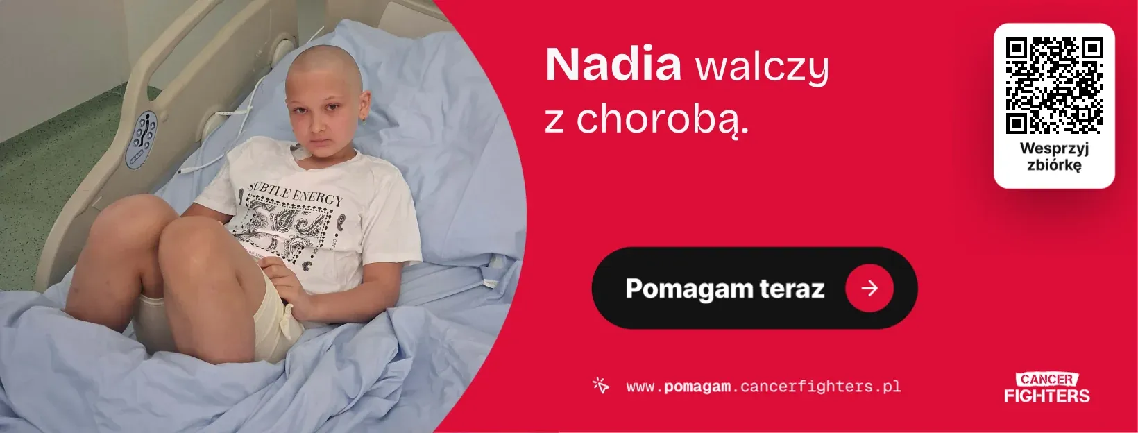 Wspieramy Nadię z Cancer Fighters